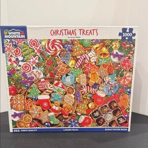White Mountain 1000 Piece Jigsaw Puzzle Christmas Treats